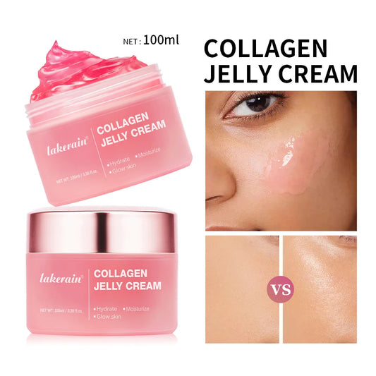 Anti Aging Collagen Face Cream-100ml Niacinamide Moisturizer Hydrating Gel For Tightening Soothing Firmness Skincare