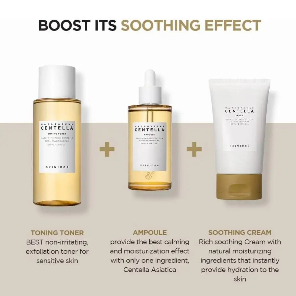 Brand New Skin1004-Centella Asiatica Toner, Cleanser, Facial Serum, Cleansing Oil & Moisturizer Skincare Set Original Products