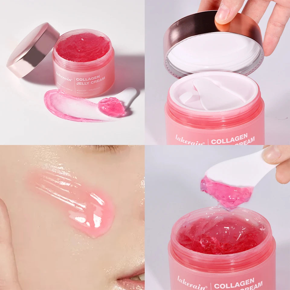 Anti Aging Collagen Face Cream-100ml Niacinamide Moisturizer Hydrating Gel For Tightening Soothing Firmness Skincare