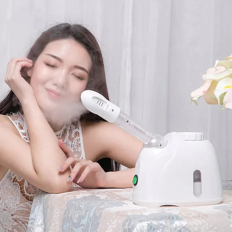 Facial Steamer Warm Mist Humidifier for Face-Deep Cleaning Vaporizer Sprayer Salon Home Spa Skin Care