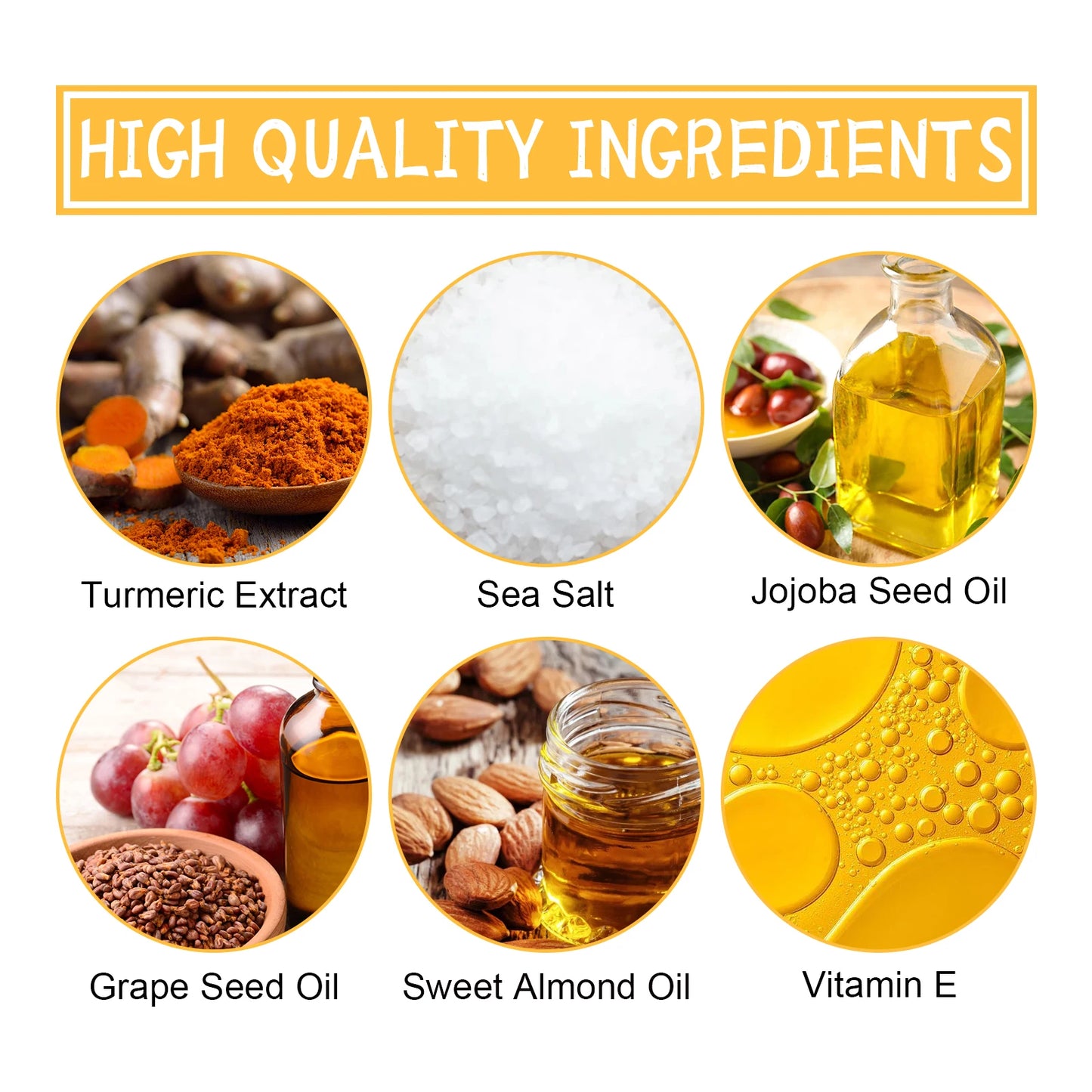 Turmeric Body Scrub-Cleanses Skin, Exfoliating, Moisturizing Skin Scrub