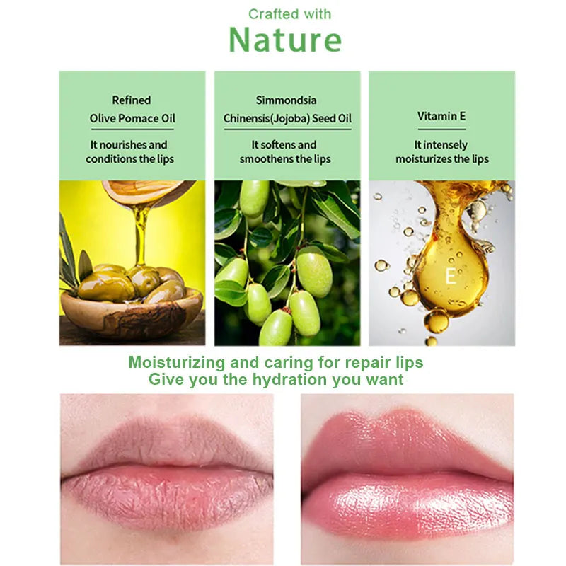 Hot Sale Colors Moisturizing Lipstick Long Lasting Lip Balm Lip Oil Kit 2 in 1