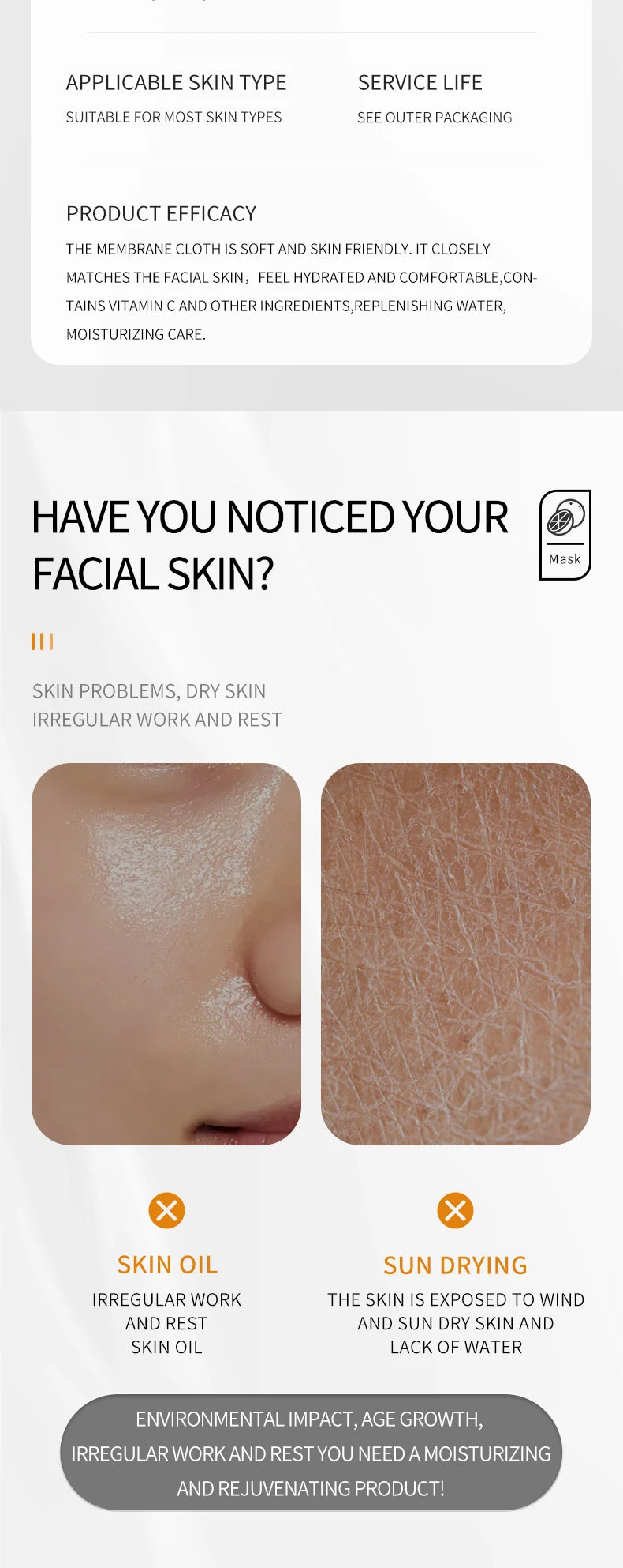Vitamin C Brightening Facial Mask