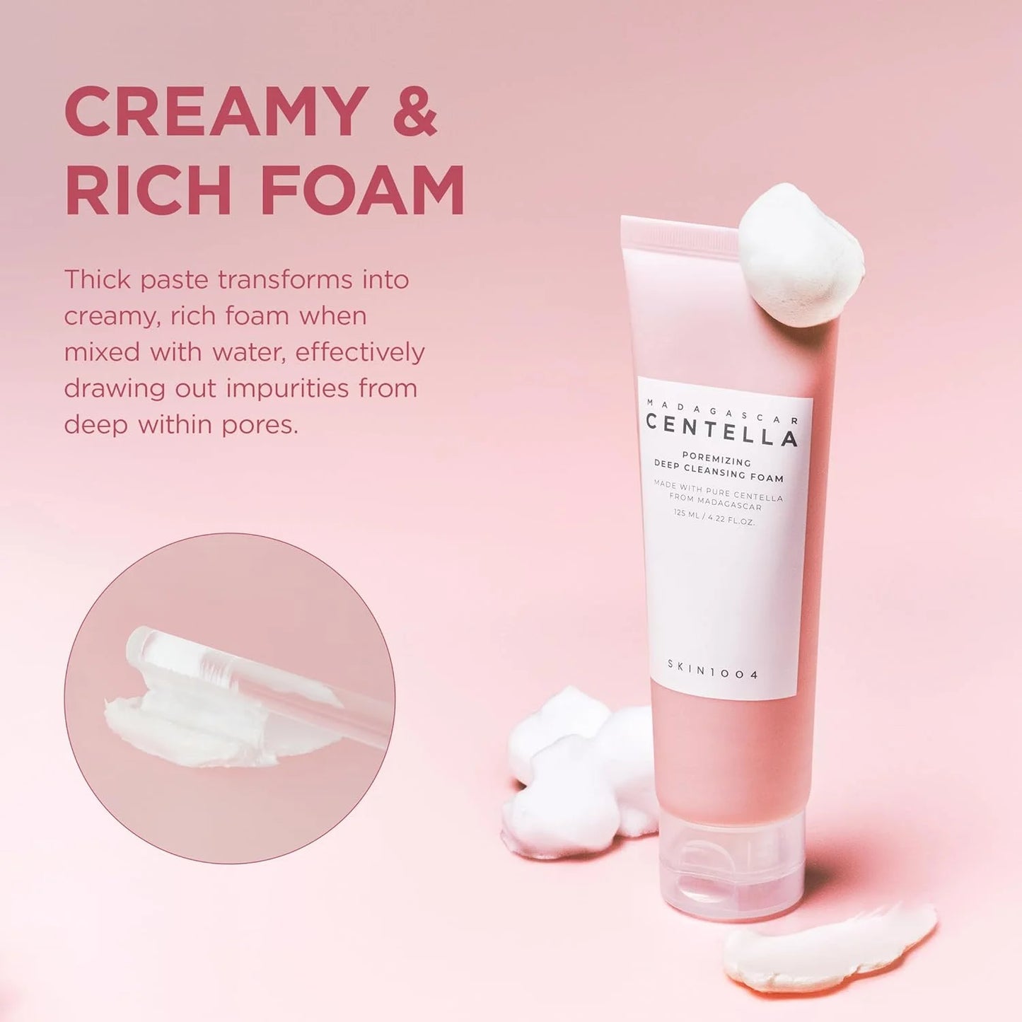 CENTELLA, TEA-TRICA BHA Foam-A natural blend of Tea Tree Leaf Water and
Centella for effective soothing care