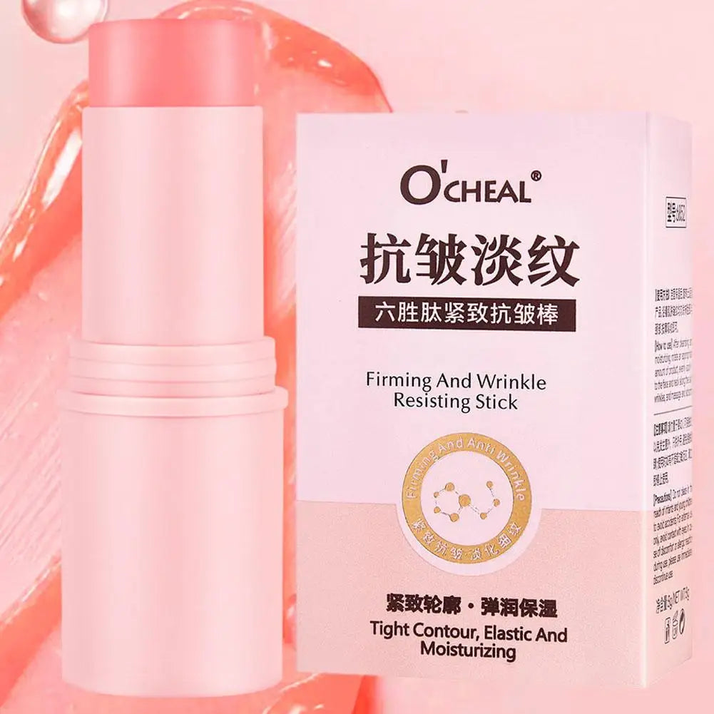 Collagen Peptide Firming Stick – Portable Moisturizing Skin Balm with Hexapeptide