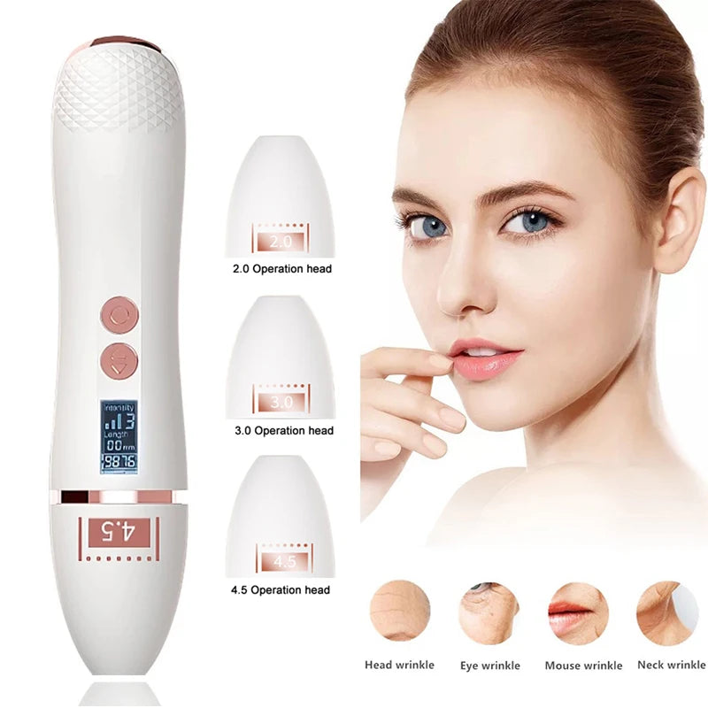 Magic 7D Mini Ultrasonic Face Lifting, Massager SPA Beauty Machine,Wrinkle Removal, Anti-Aging Skin Tightening Eye Care