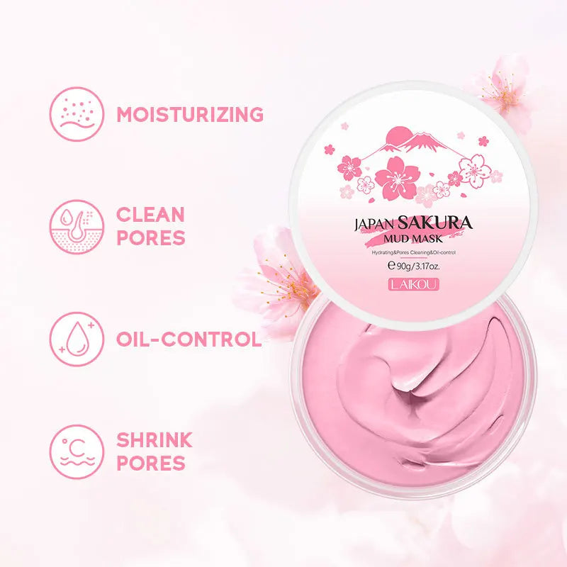 Mud Mask Deep Cleansing Oil Control Balance-Shrink Pores Remove Blackheads Refreshing Facial Mask