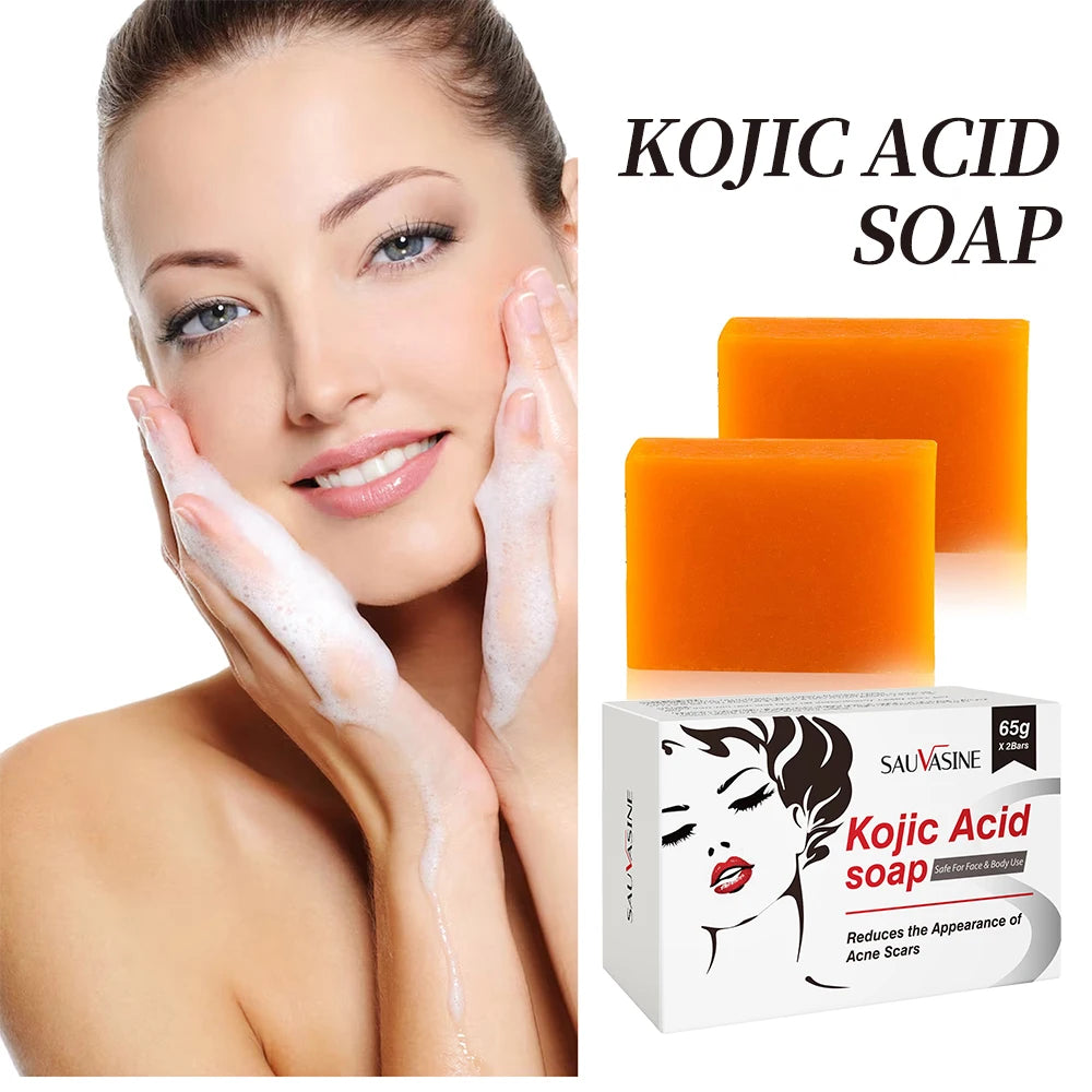 Kojic Acid Glow Skin Care Set – Face Cream & Handmade Cleansing Soap Duo