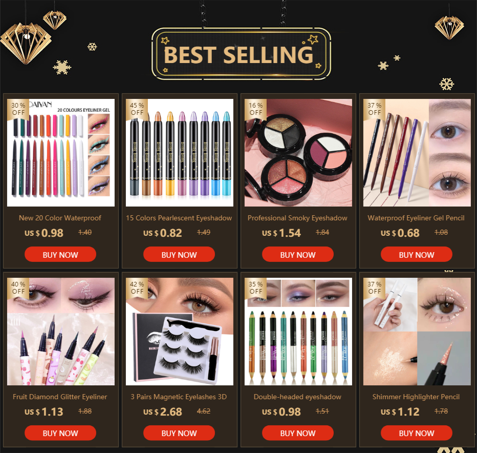 Liquid Eyeliner Pencil+4D Waterproof Mascara Set Cosmetics Eye Liner Thick Curling Mascara Eyebrow Pencil Eyes Makeup