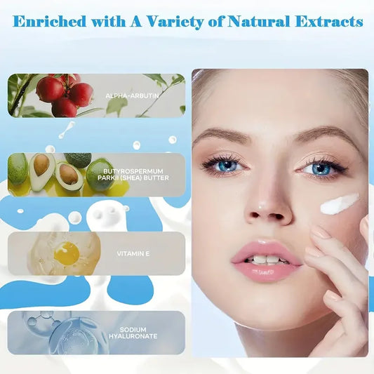 10PCS Ultimate milk glow - Brightening Eye Cream BB Cream Pore Cleansing Gentle Deep Hydration Christ+headband