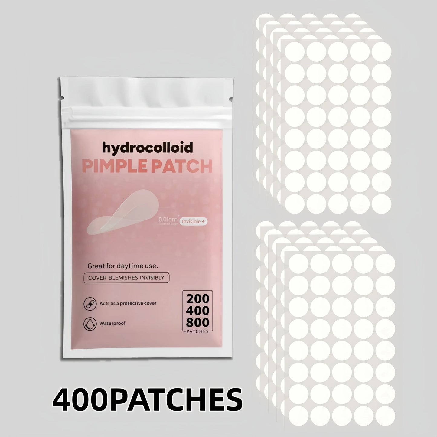 Invisible Clear Pimple Patches – 800 Count