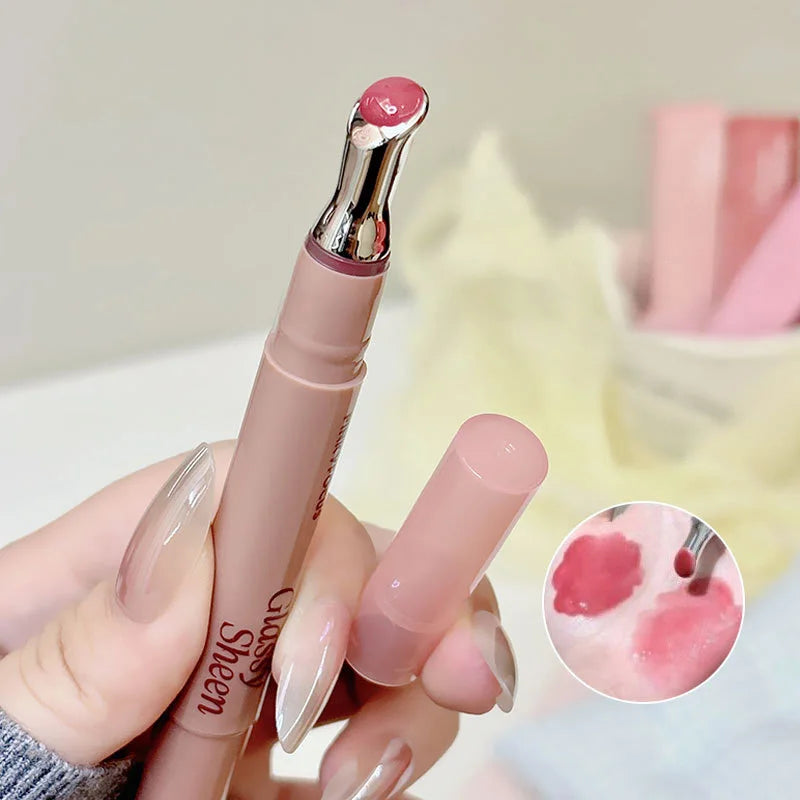 Pinkyfocus Moisturizing, Natural, Easy to Apply, Lipgloss-Has a Water-Gloss Finish, Does Not Stick to the Cup, Does Not Show Lip Lines, Is Non-Sticky, Enhances Lip Volume, Brightens the Complexion, High-End Versatile Korean-S