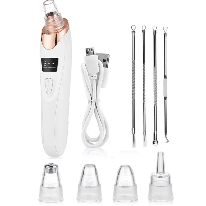 3 Suction Mode Blackhead Remover-Face Cleansing Beauty Machine Dead Skin Remover + Skin Care Tool