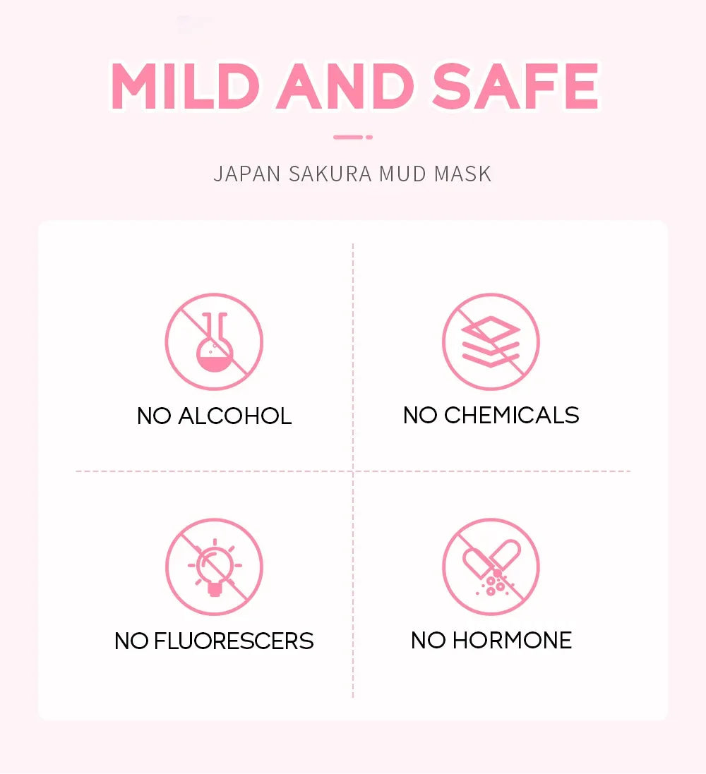 Mud Mask Deep Cleansing Oil Control Balance-Shrink Pores Remove Blackheads Refreshing Facial Mask