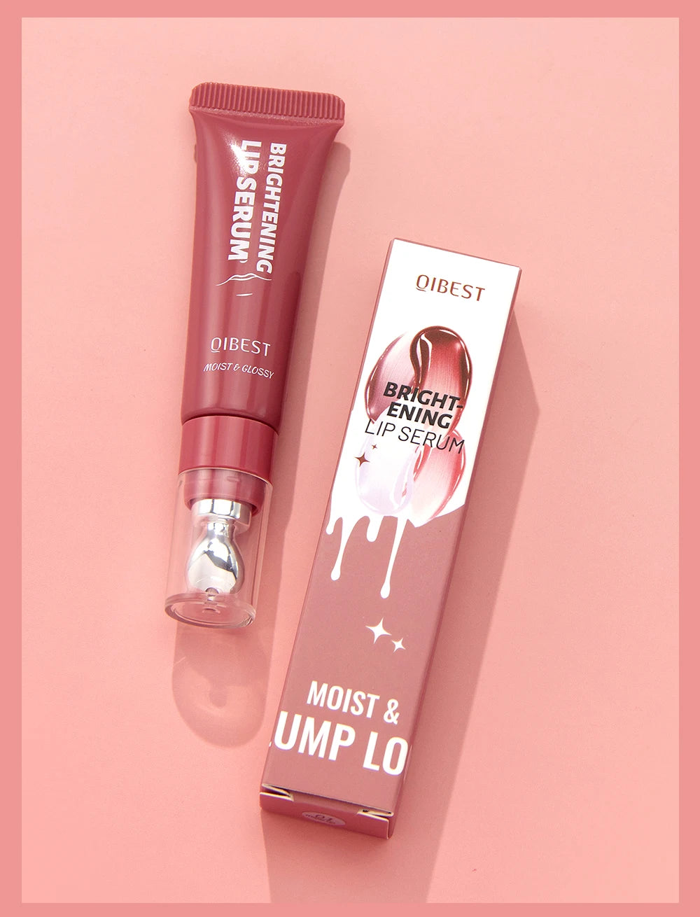 Mirror Pearl Lipgloss-Long Lasting Moisturizing Shine Glitter Lip Glaze Non Stick Cup Jelly Pout Lip Tint Makeup