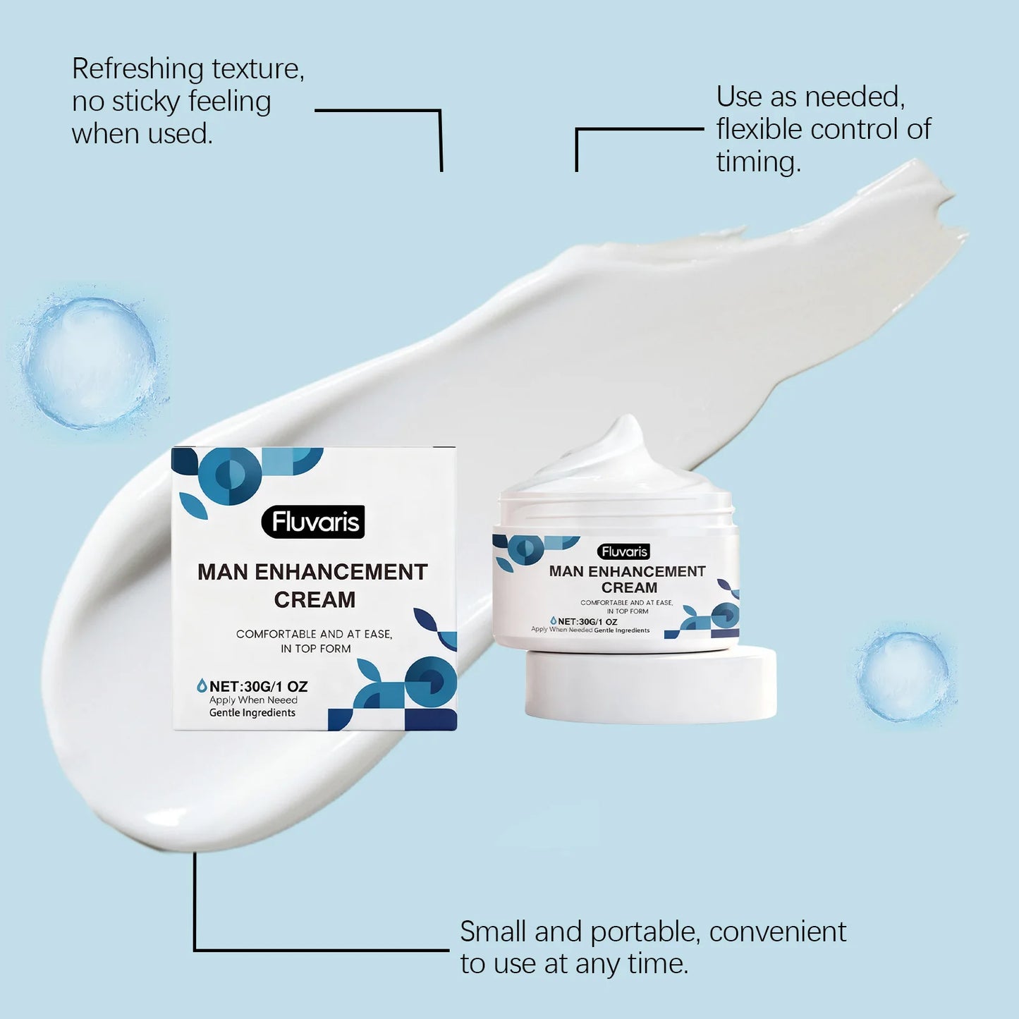 Men's Plant-Based Body Care Cream – Gentle Daily Moisturizer for Dry Skin