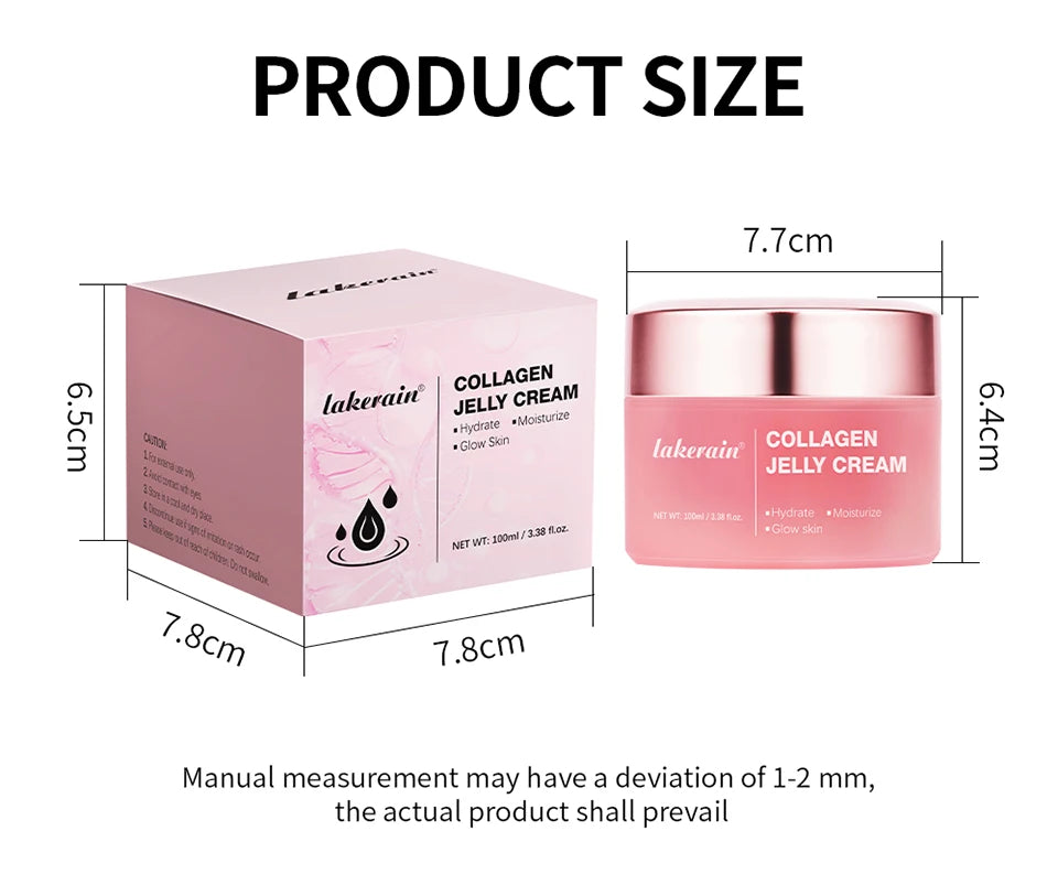 Anti Aging Collagen Face Cream-100ml Niacinamide Moisturizer Hydrating Gel For Tightening Soothing Firmness Skincare