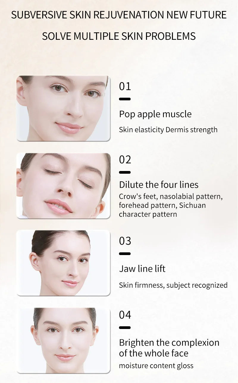 Magic 7D Mini Ultrasonic Face Lifting, Massager SPA Beauty Machine,Wrinkle Removal, Anti-Aging Skin Tightening Eye Care