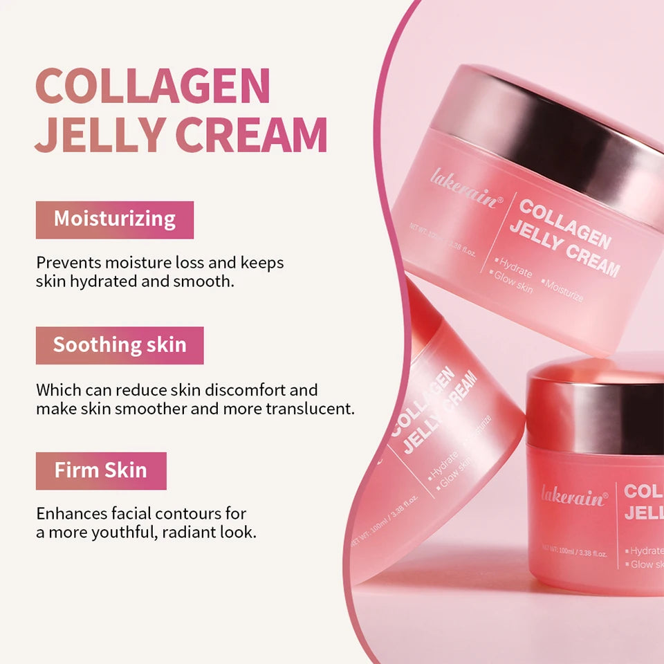 Anti Aging Collagen Face Cream-100ml Niacinamide Moisturizer Hydrating Gel For Tightening Soothing Firmness Skincare