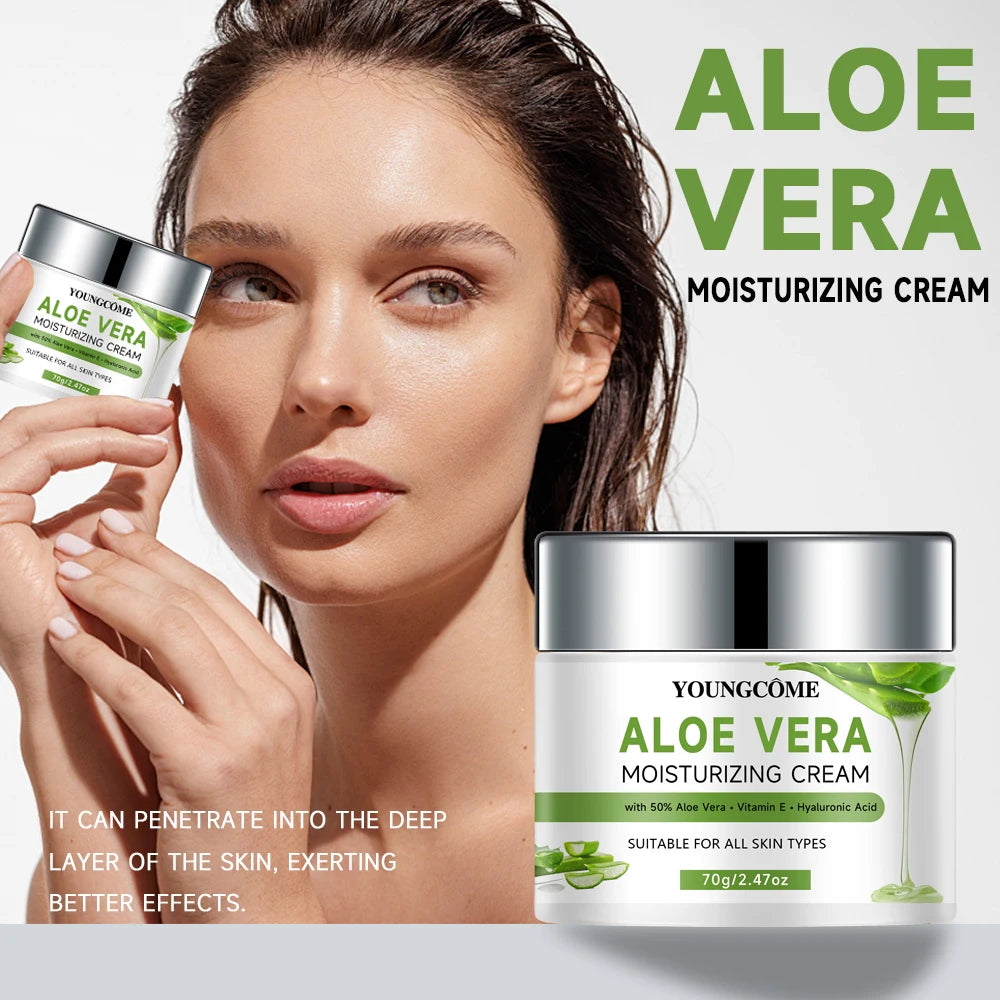 Aloe Vera Moisturizing Cream & Skincare Set