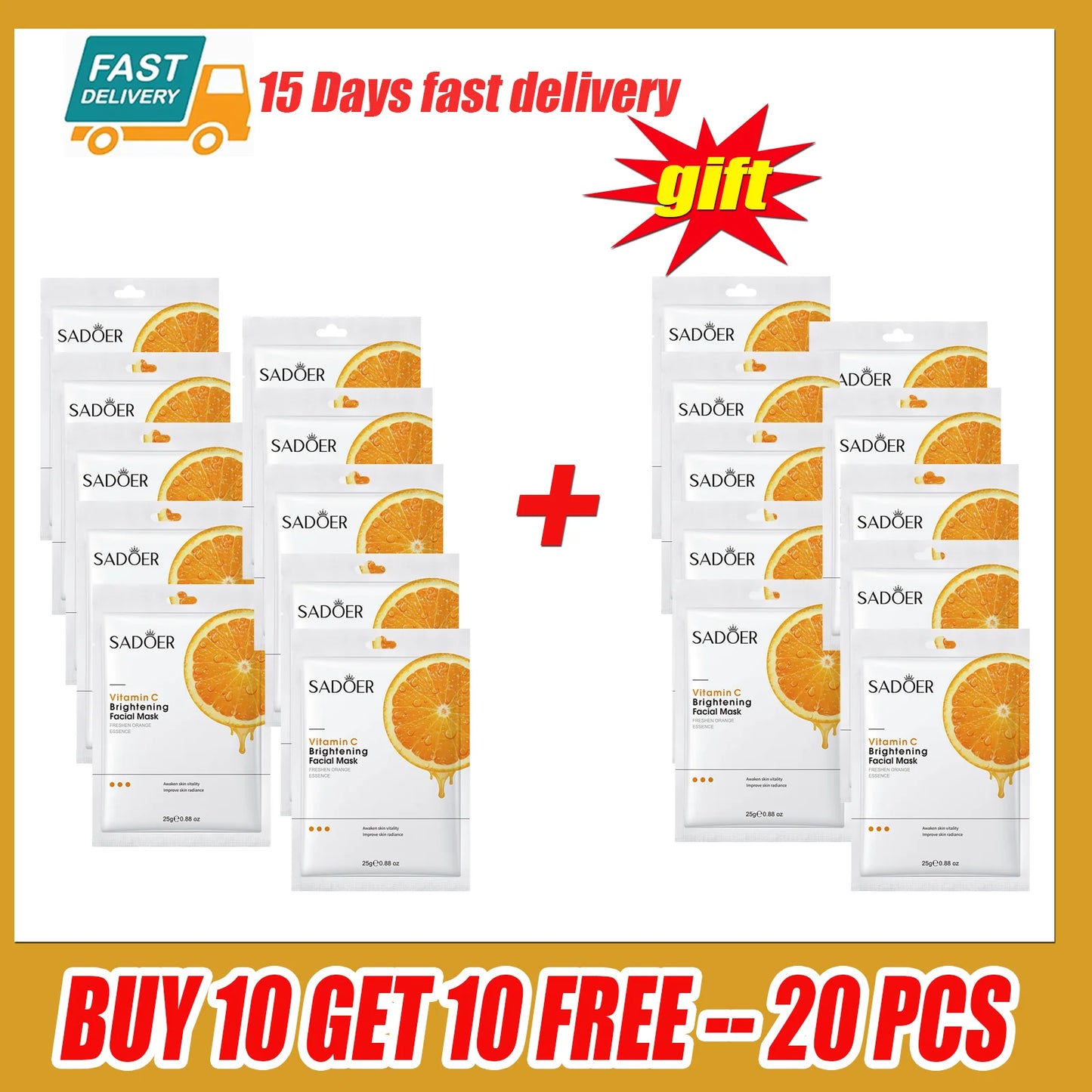 Vitamin C Brightening Facial Mask