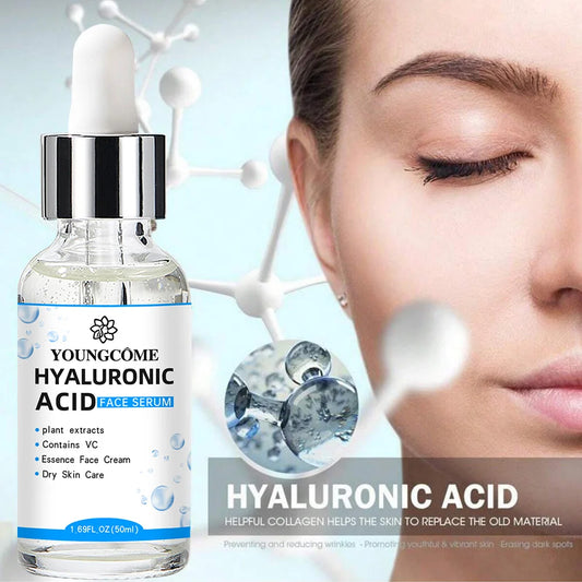 Hyaluronic Acid Facial Serum – Deep Hydration with Vitamin C & Plant Extracts