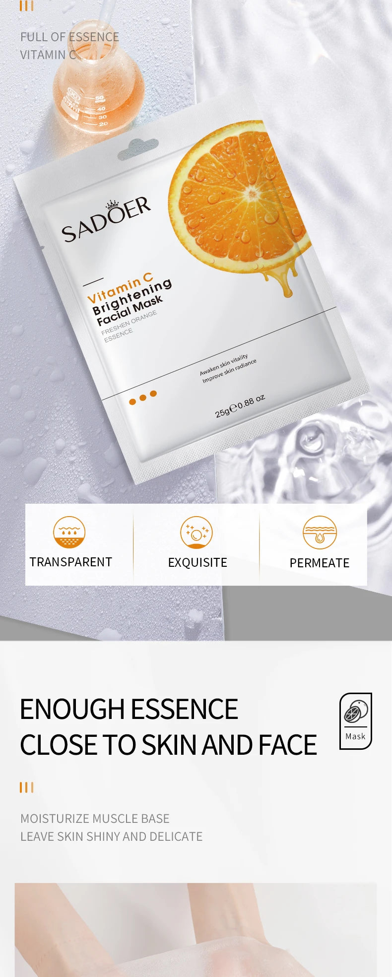Vitamin C Brightening Facial Mask
