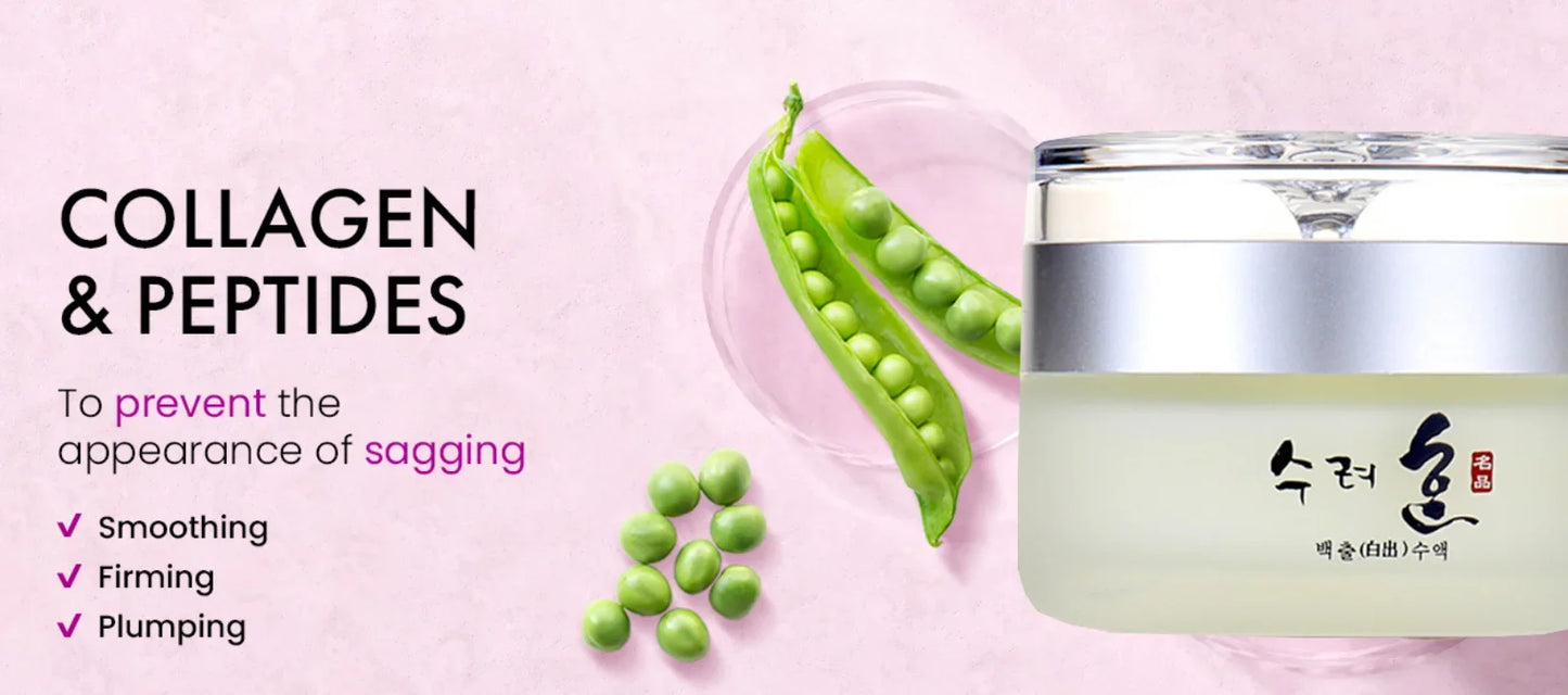 50g Collagen Face Cream Nourish Plump Up Skin-fresh Texture Cream Make Skin Younger Day/Night Cream Moisturizer Korean Cosmetics