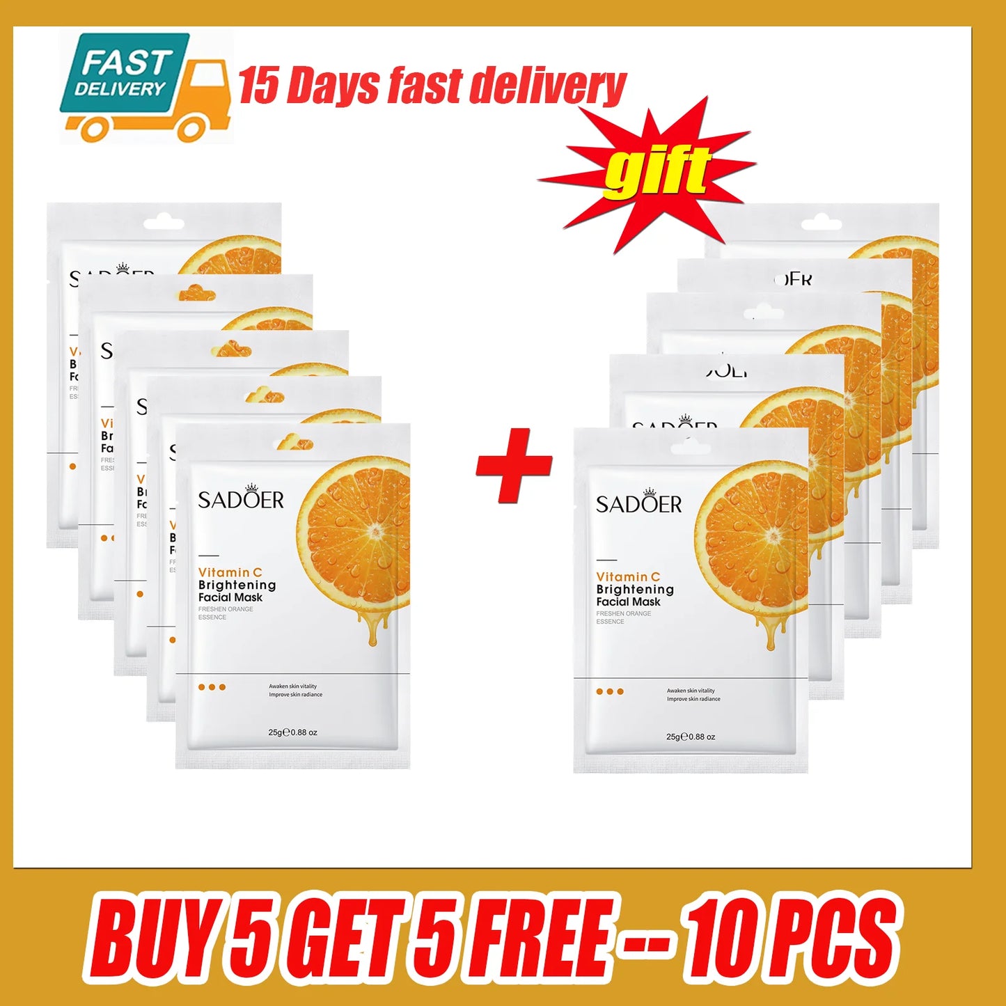 Vitamin C Brightening Facial Mask