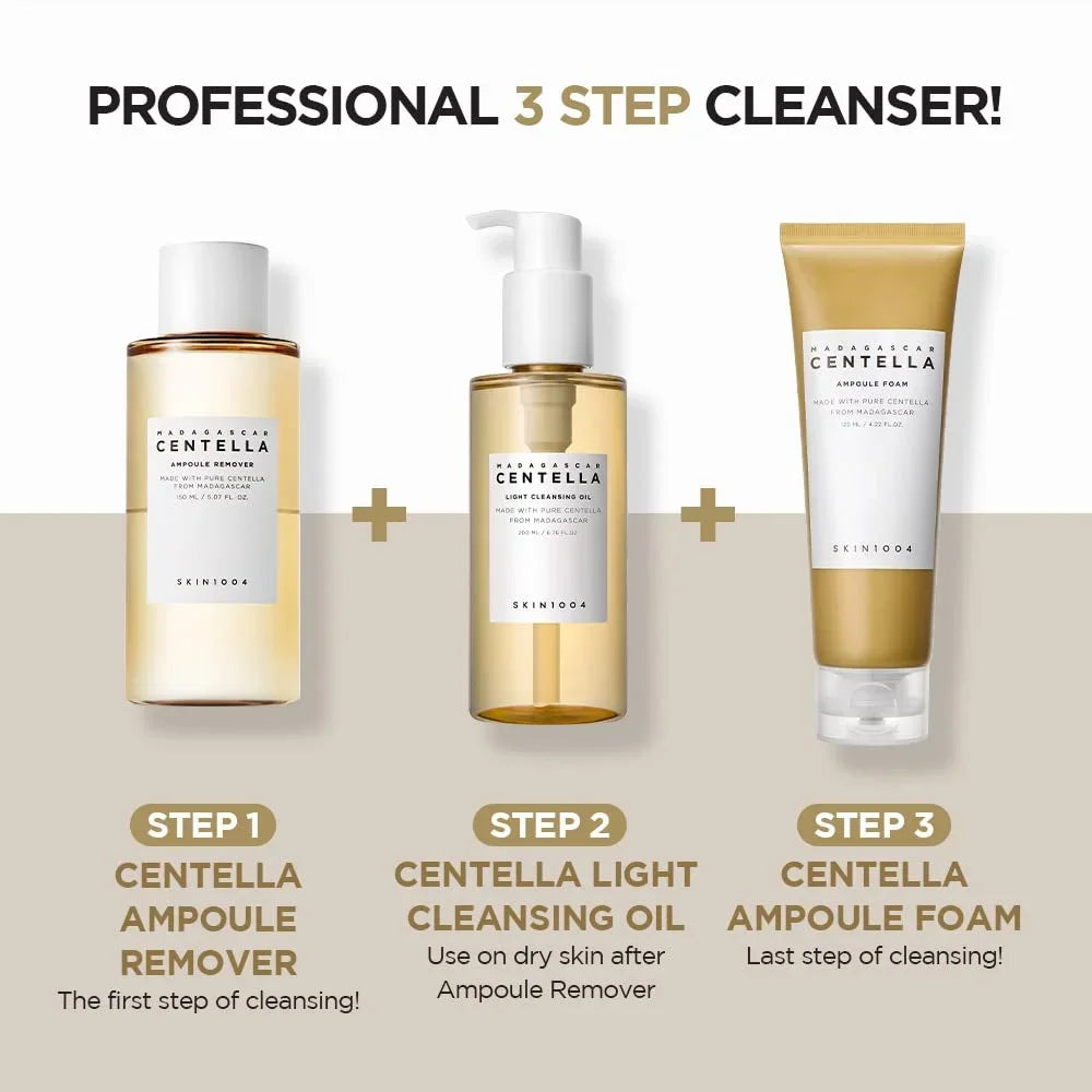 Brand New Skin1004-Centella Asiatica Toner, Cleanser, Facial Serum, Cleansing Oil & Moisturizer Skincare Set Original Products