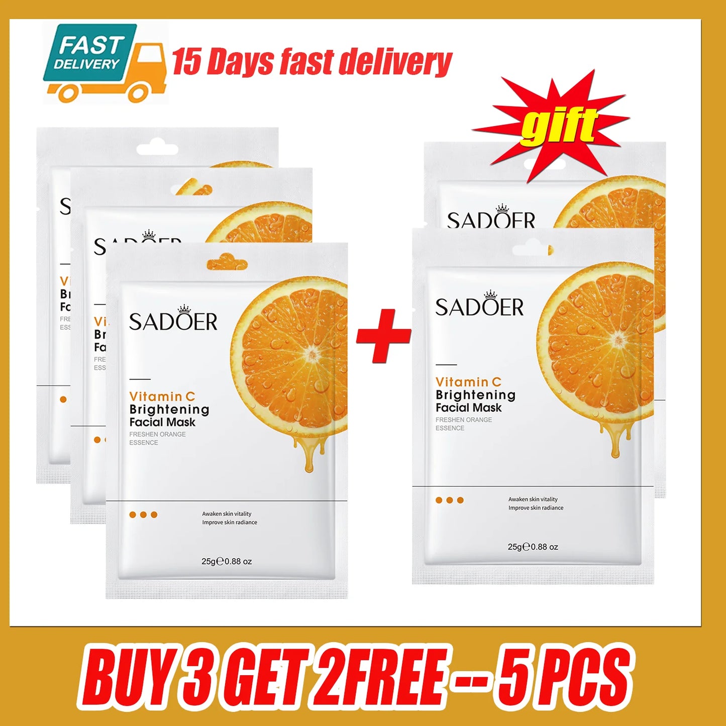 Vitamin C Brightening Facial Mask