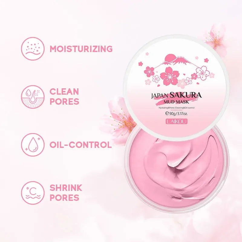 Mud Mask Deep Cleansing Oil Control Balance-Shrink Pores Remove Blackheads Refreshing Facial Mask