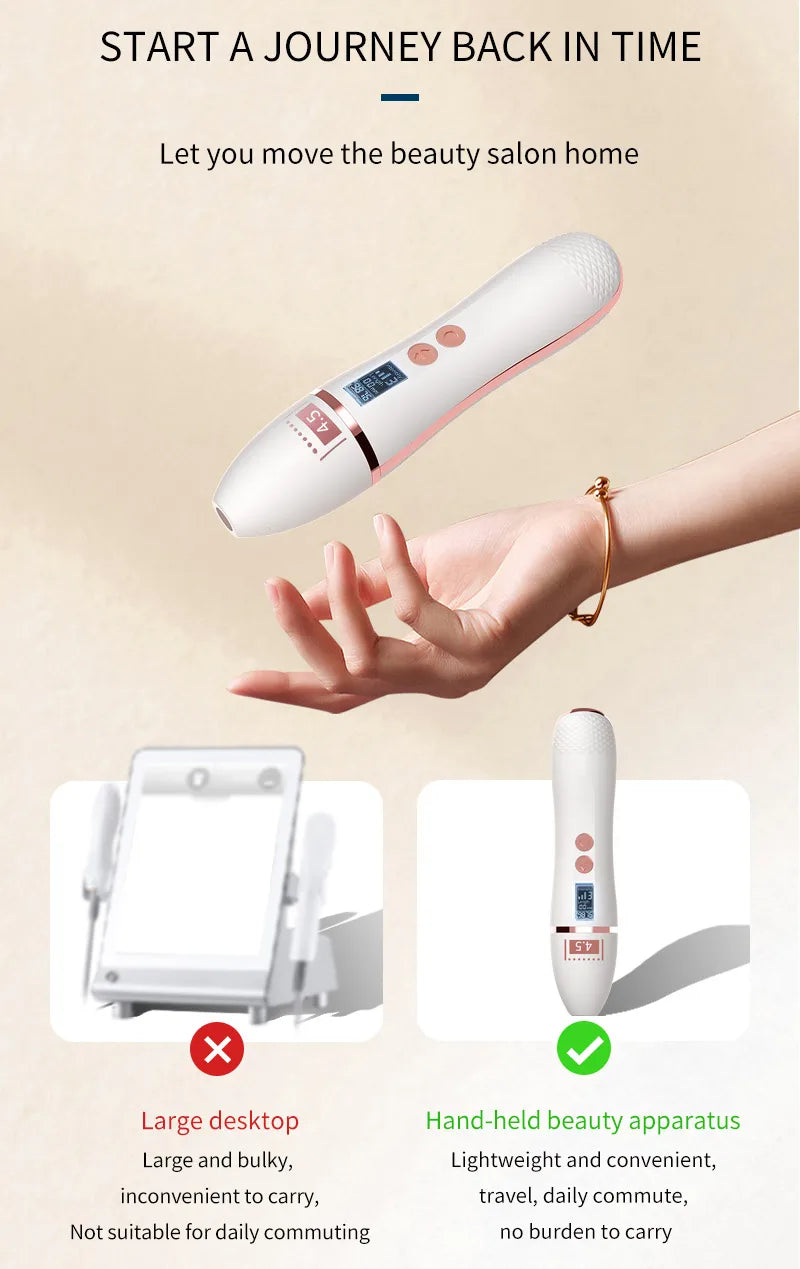 Magic 7D Mini Ultrasonic Face Lifting, Massager SPA Beauty Machine,Wrinkle Removal, Anti-Aging Skin Tightening Eye Care