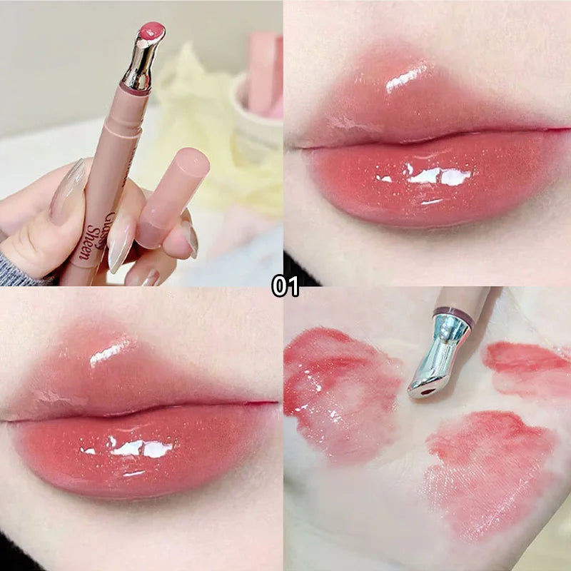 Pinkyfocus Moisturizing, Natural, Easy to Apply, Lipgloss-Has a Water-Gloss Finish, Does Not Stick to the Cup, Does Not Show Lip Lines, Is Non-Sticky, Enhances Lip Volume, Brightens the Complexion, High-End Versatile Korean-S