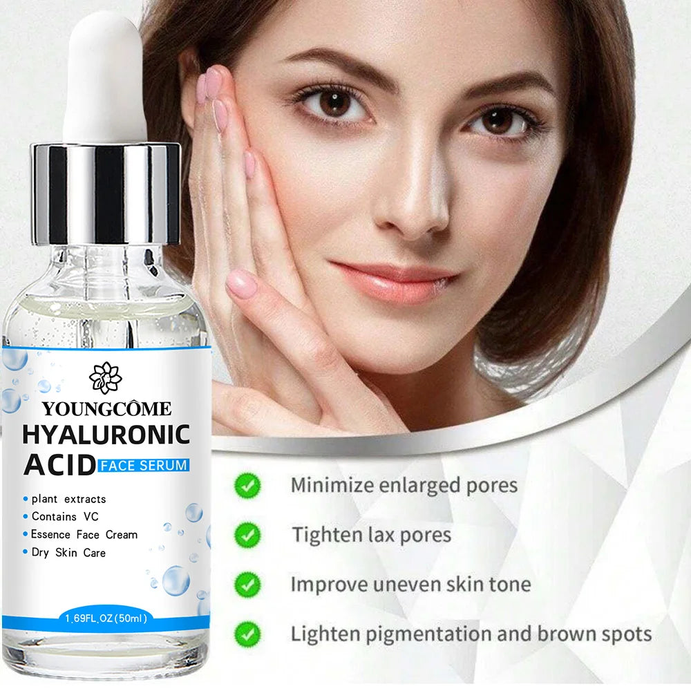 Hyaluronic Acid Facial Serum – Deep Hydration with Vitamin C & Plant Extracts