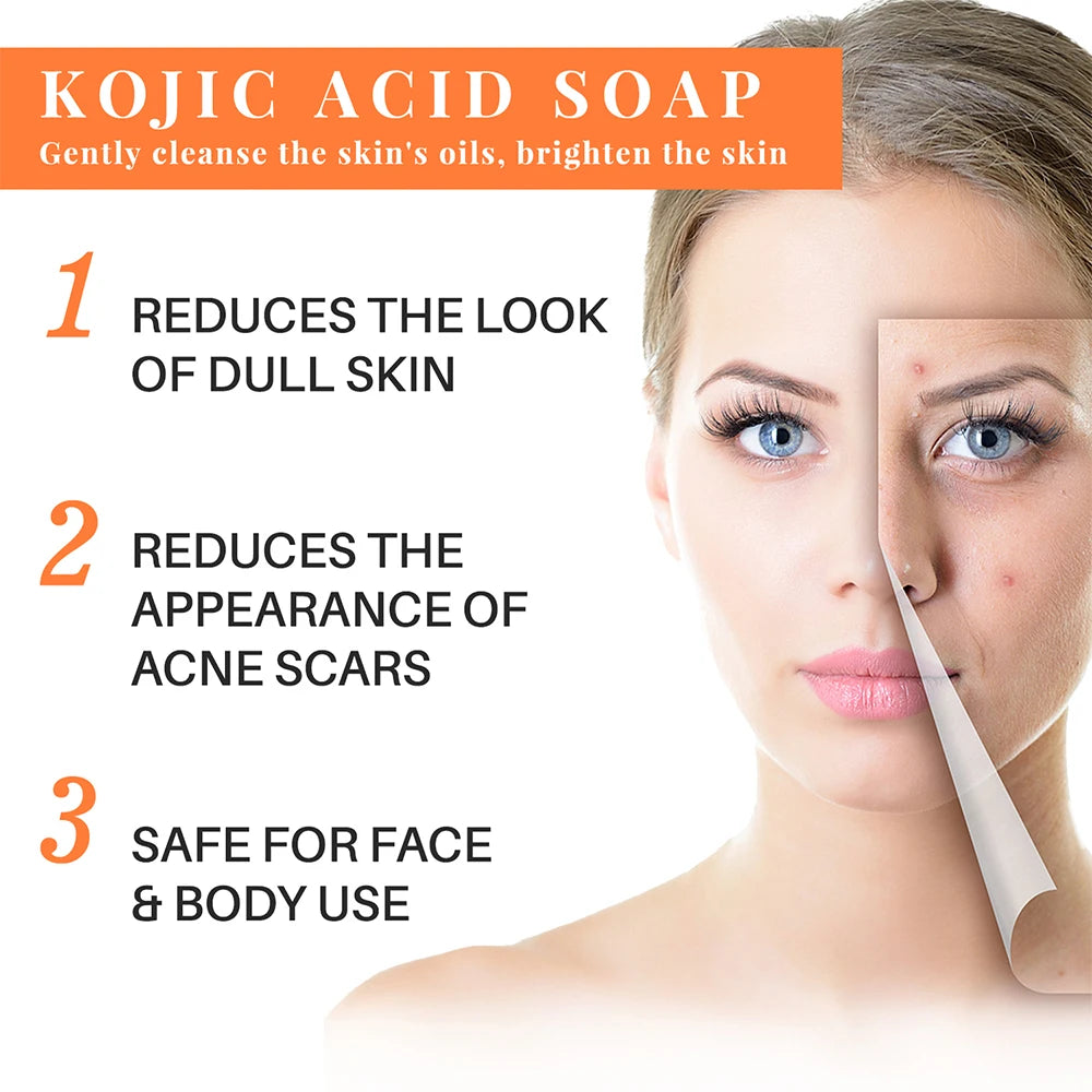 Kojic Acid Glow Skin Care Set – Face Cream & Handmade Cleansing Soap Duo