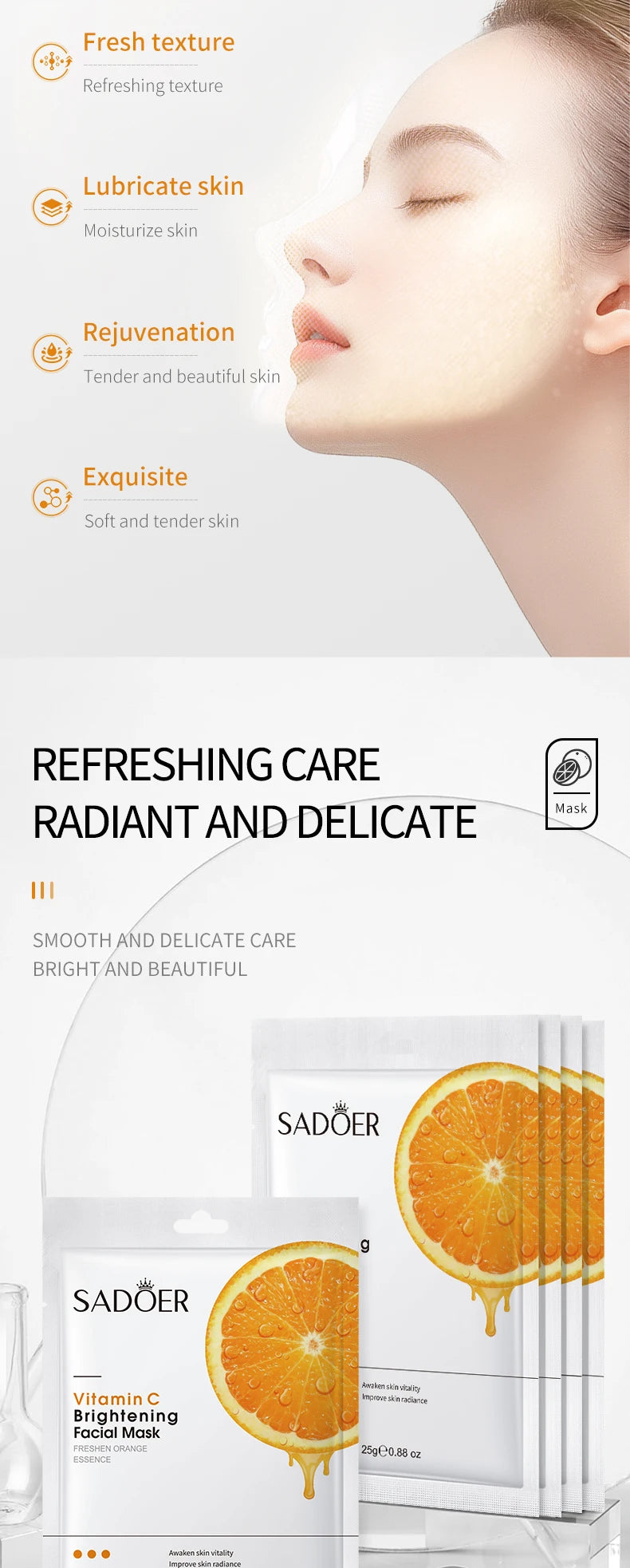 Vitamin C Brightening Facial Mask