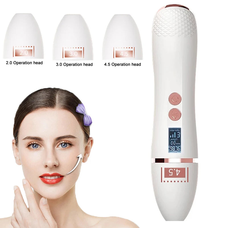 Magic 7D Mini Ultrasonic Face Lifting, Massager SPA Beauty Machine,Wrinkle Removal, Anti-Aging Skin Tightening Eye Care