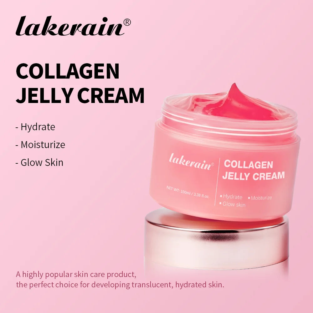 Anti Aging Collagen Face Cream-100ml Niacinamide Moisturizer Hydrating Gel For Tightening Soothing Firmness Skincare