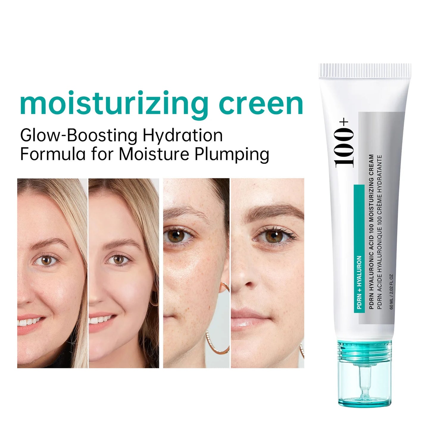 Silk Glow Hydra Cream-100% Moisturizing,Lightweight Hydrating Moisturizer Collagen for Glass Skin, Korean Skin Care