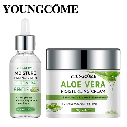 Aloe Vera Moisturizing Cream & Skincare Set