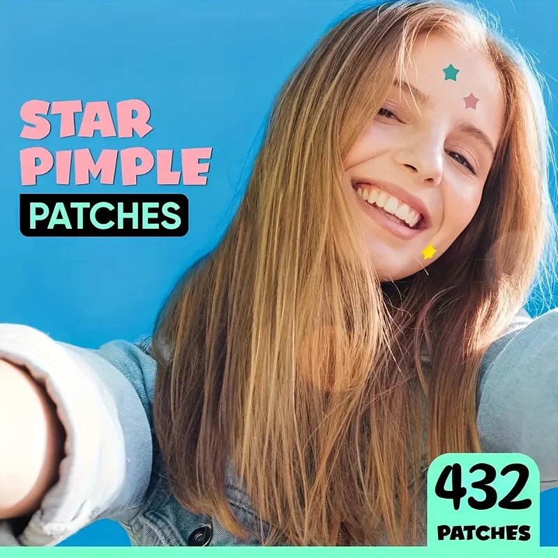 Colorful Star Pimple Patches – 432 Count