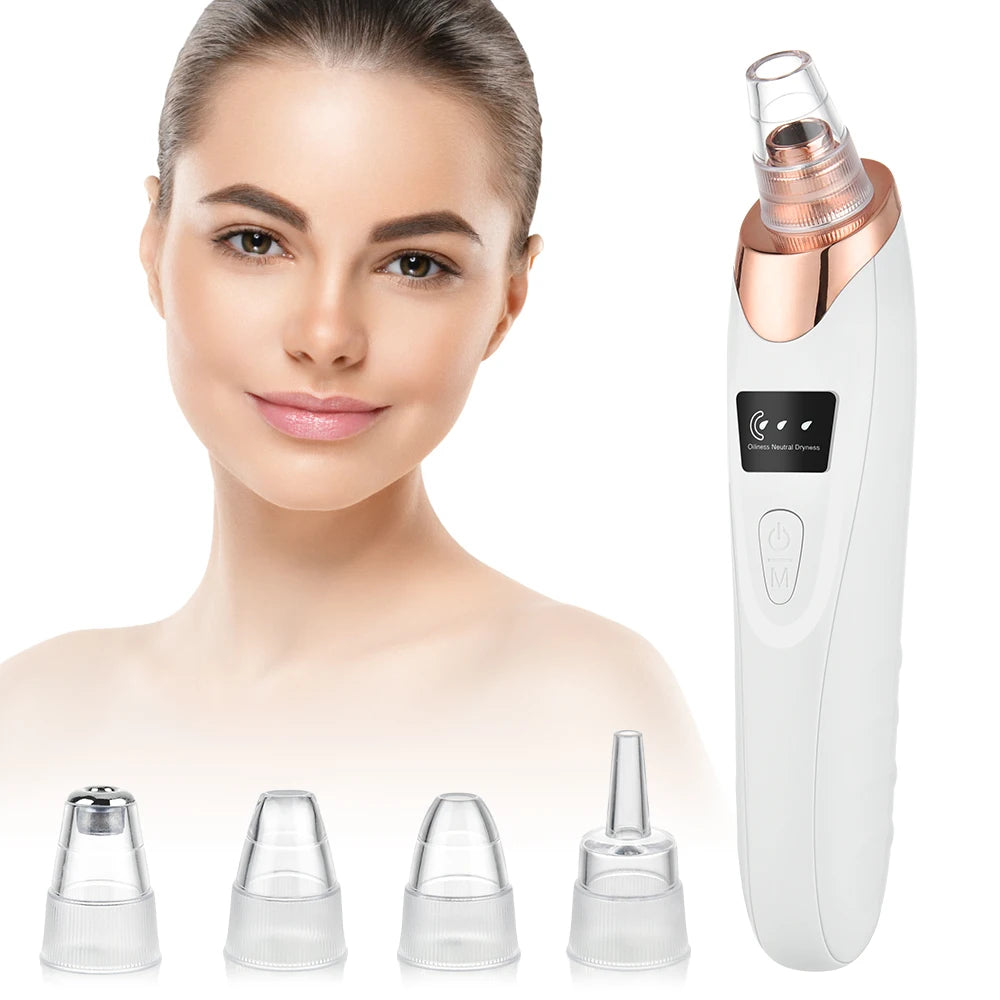 3 Suction Mode Blackhead Remover-Face Cleansing Beauty Machine Dead Skin Remover + Skin Care Tool