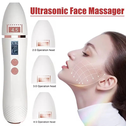 Magic 7D Mini Ultrasonic Face Lifting, Massager SPA Beauty Machine,Wrinkle Removal, Anti-Aging Skin Tightening Eye Care