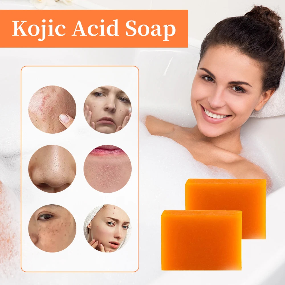 Kojic Acid Glow Skin Care Set – Face Cream & Handmade Cleansing Soap Duo