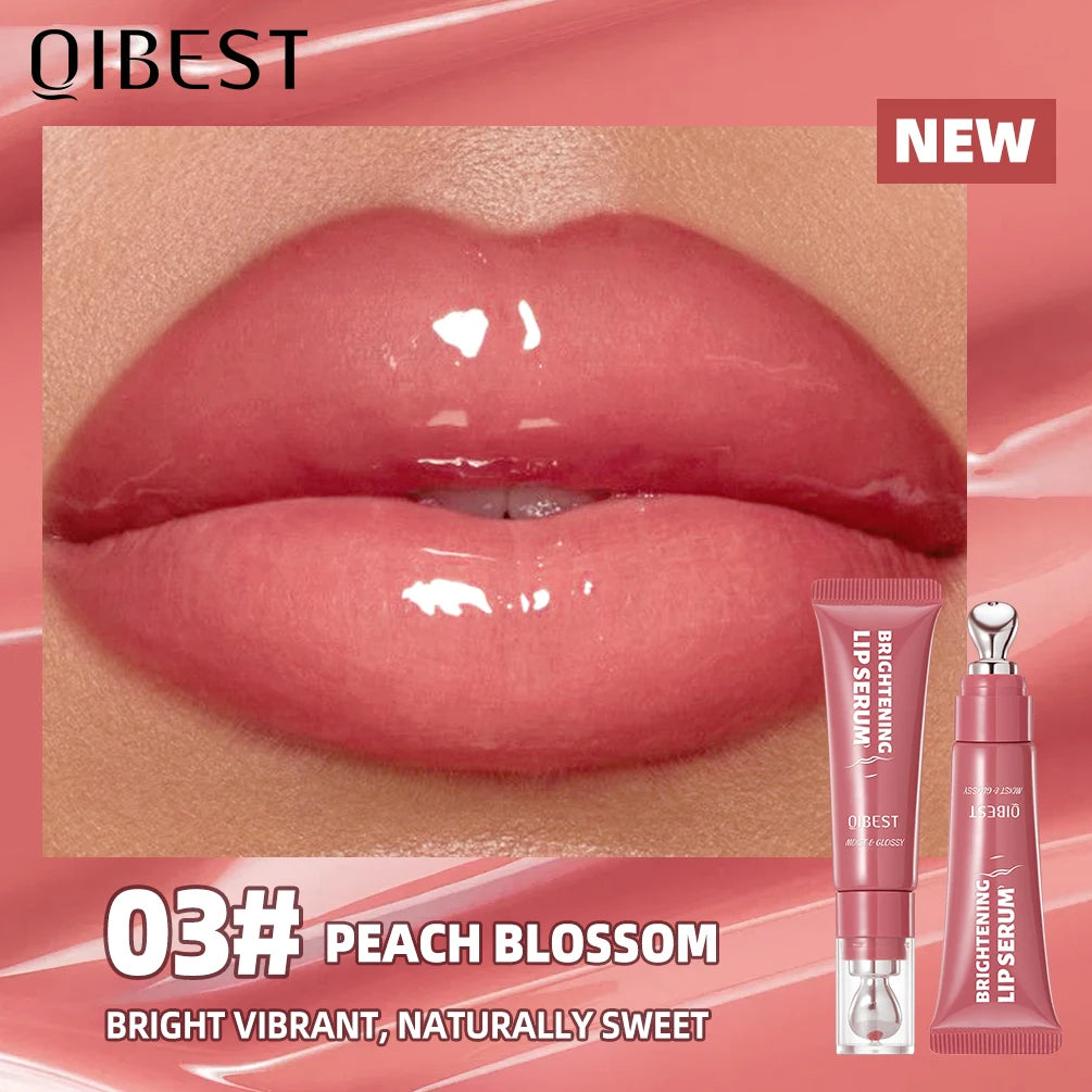 Mirror Pearl Lipgloss-Long Lasting Moisturizing Shine Glitter Lip Glaze Non Stick Cup Jelly Pout Lip Tint Makeup